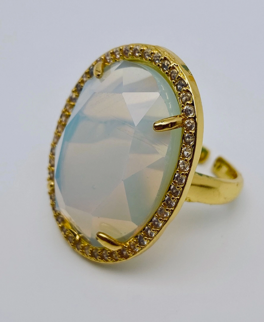 Opal Natural Stone Ring