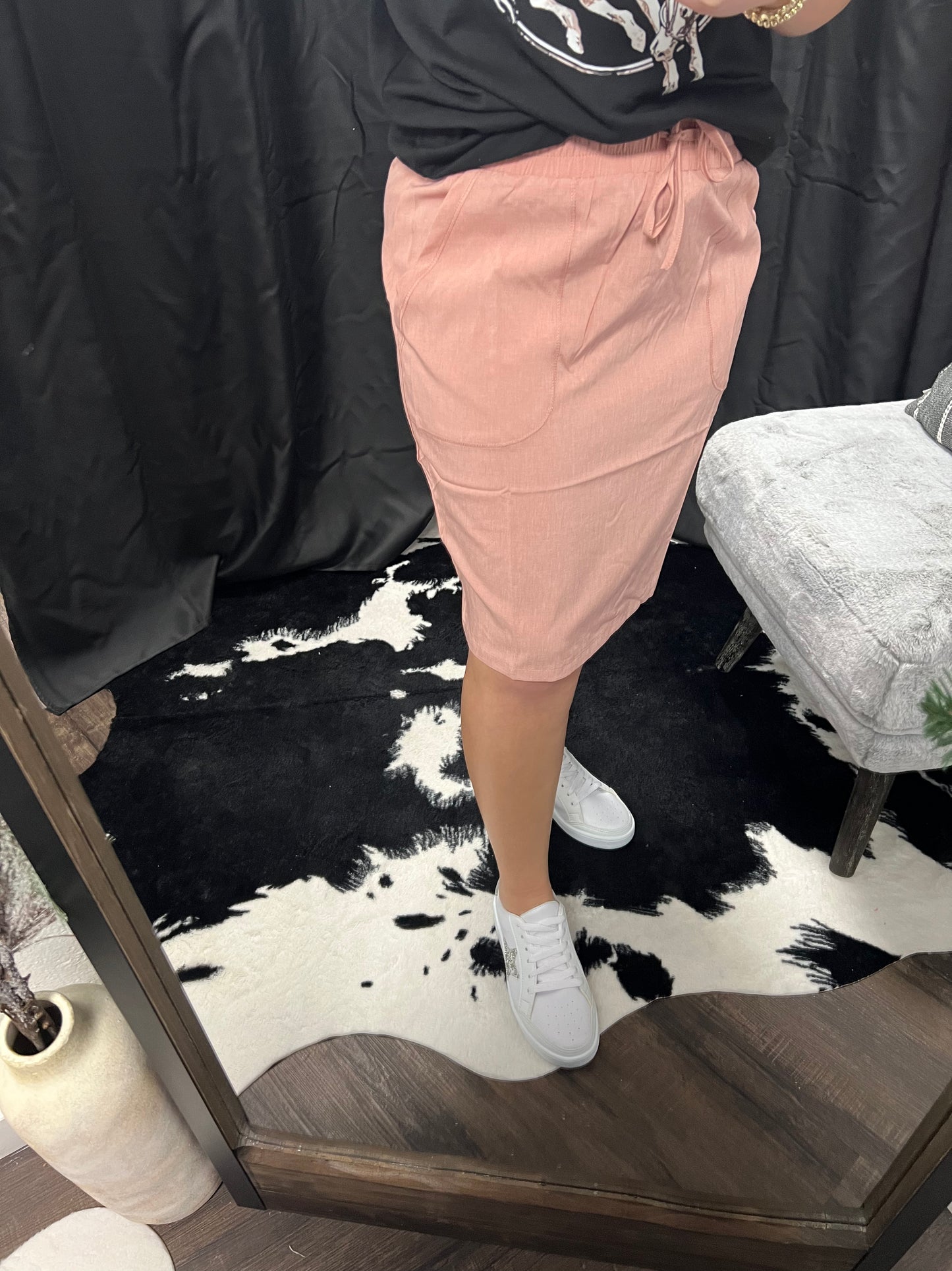 Blush Athletic Skirt