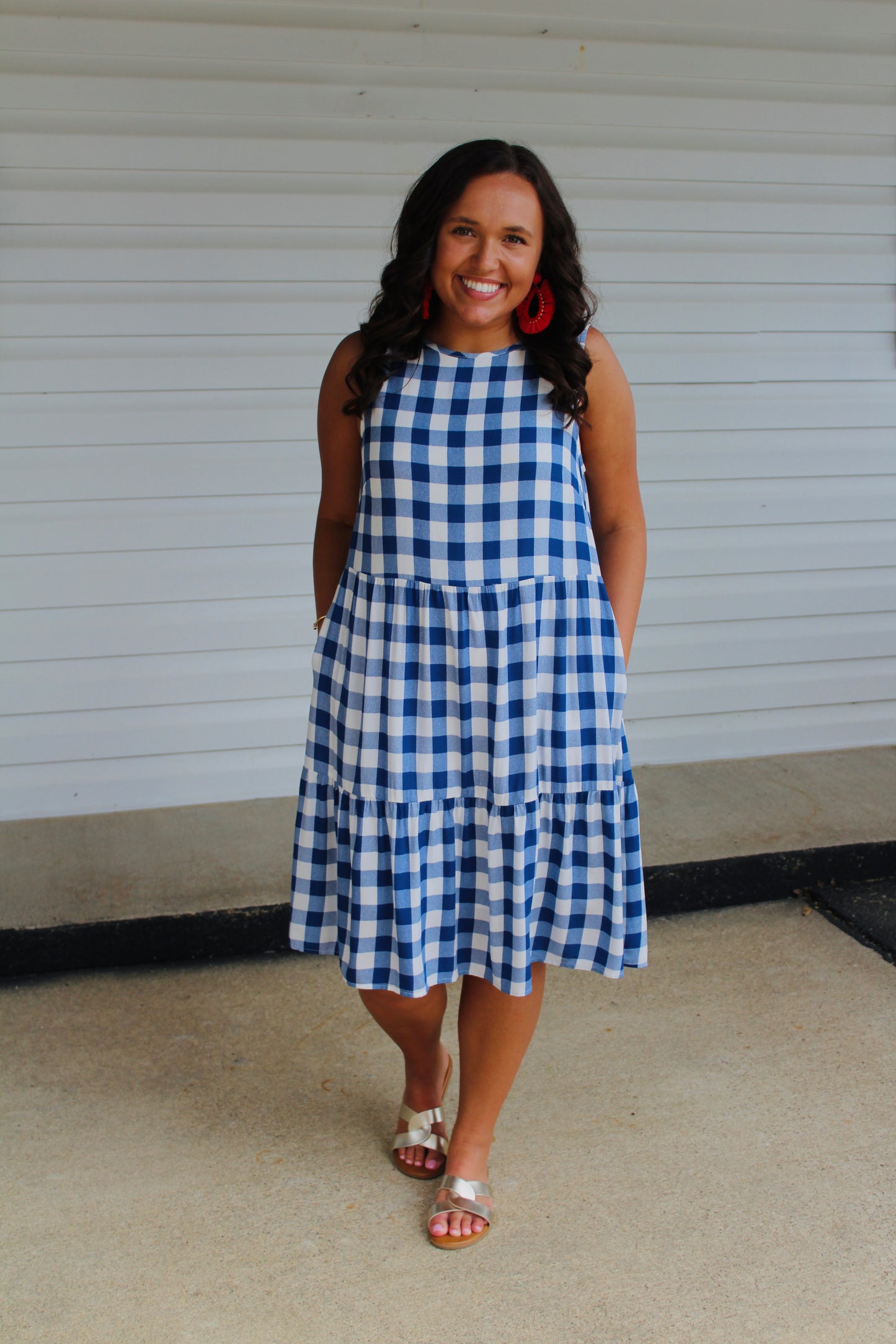 A Dreamy Spring Day Tiered Swing Dress