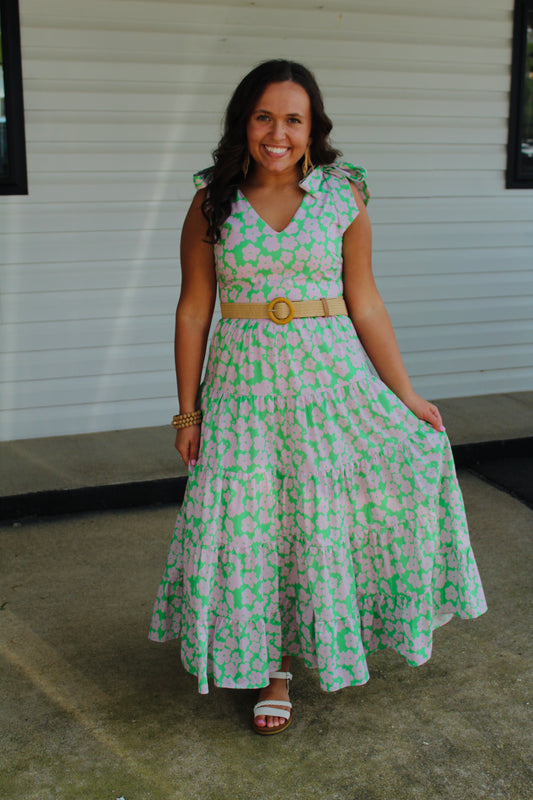 The Ivy Floral Tiered Dress