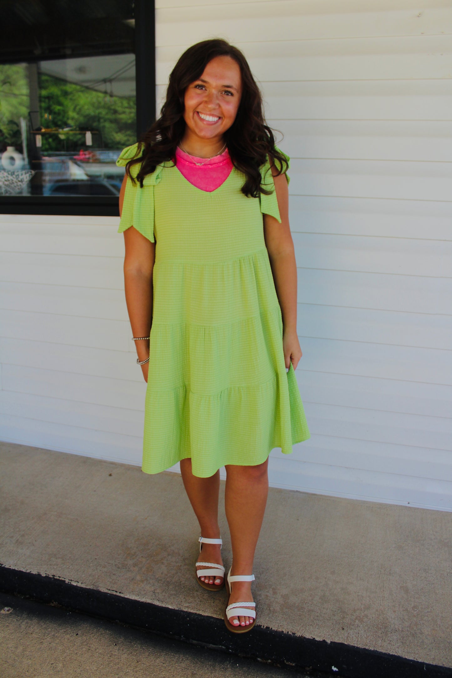 The Dylanne Apple Green Dress