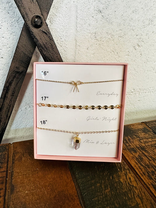 Gold Every Occasion Boxed Necklaces