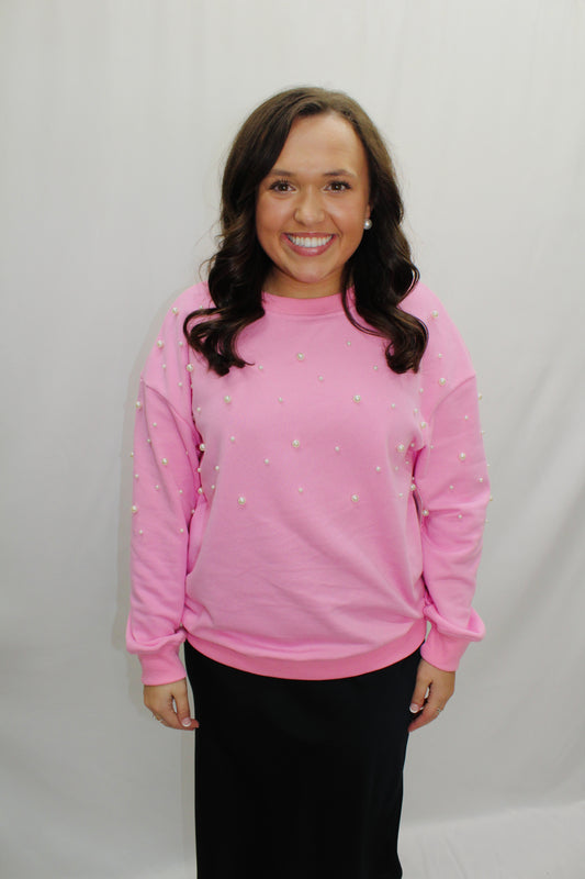 Pink Pearl Pullover