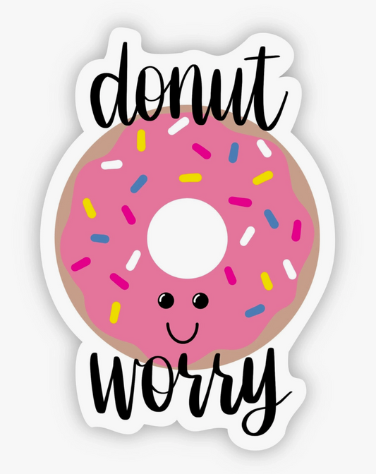 Donut Worry Donut Sticker