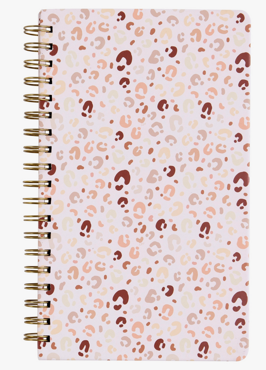 Leopard Print Spiral Notebook