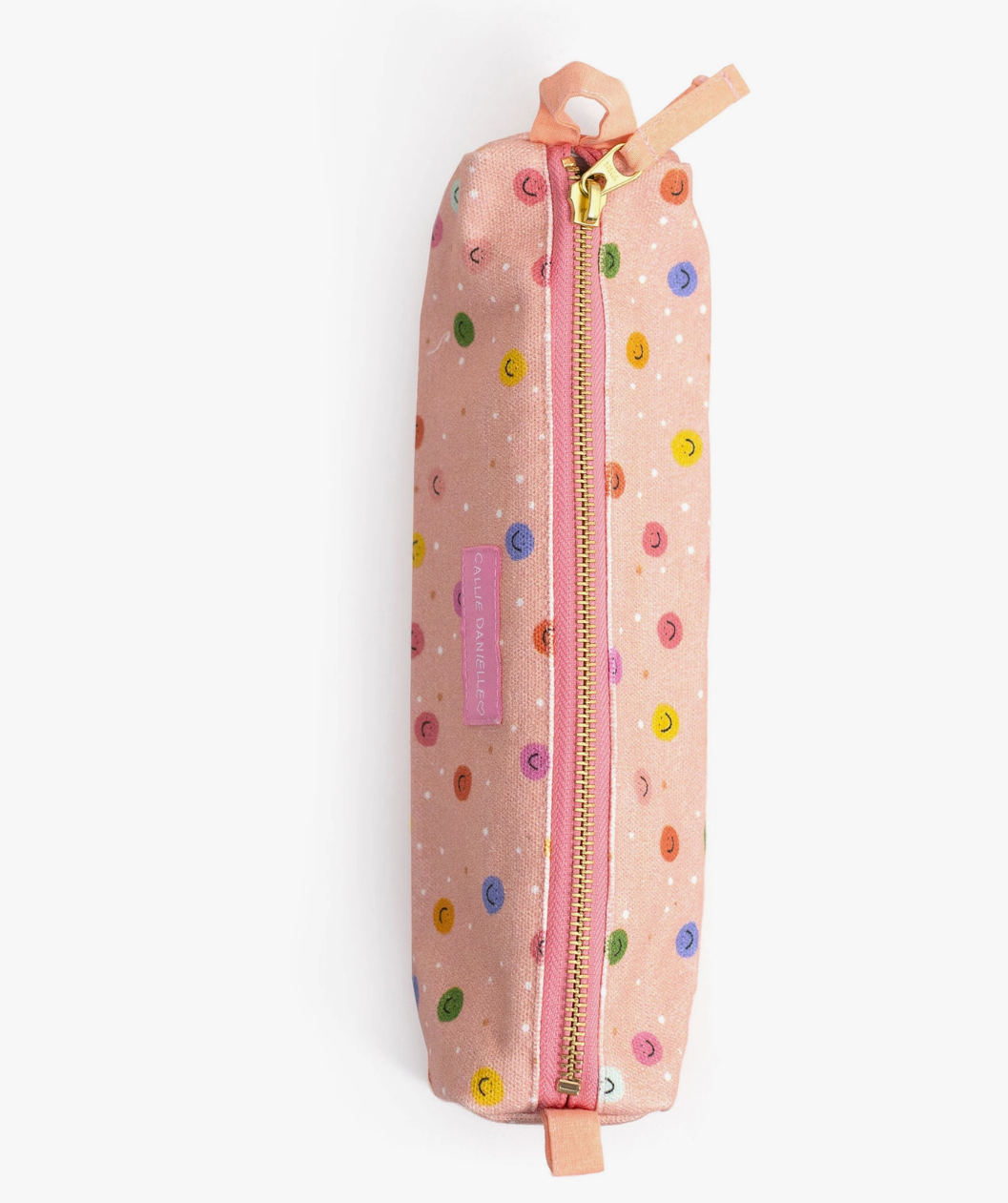 Happy Day Smiley Pencil Pouch - Pink