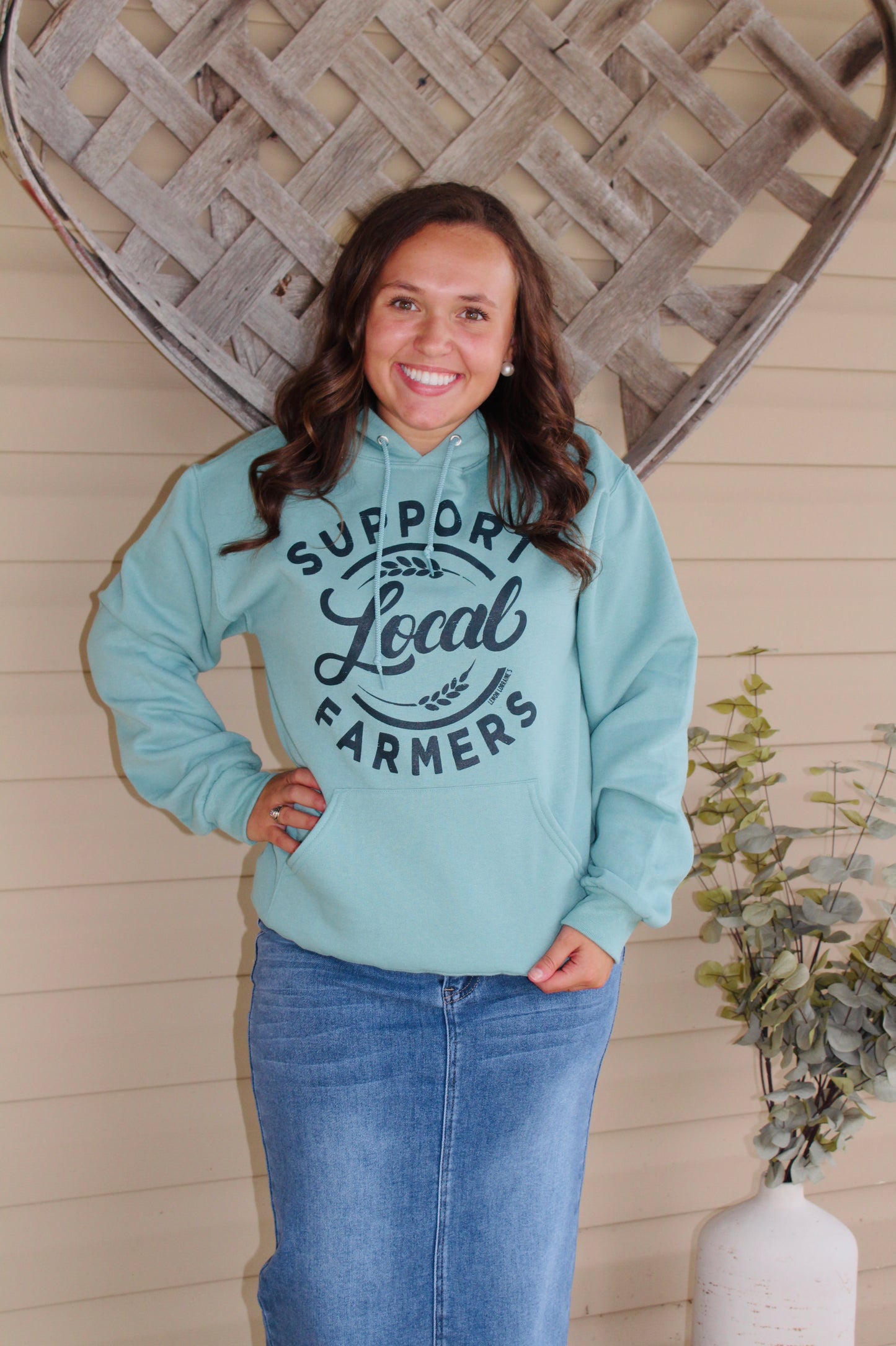 Support Local Farmers Sage Sweatshirt