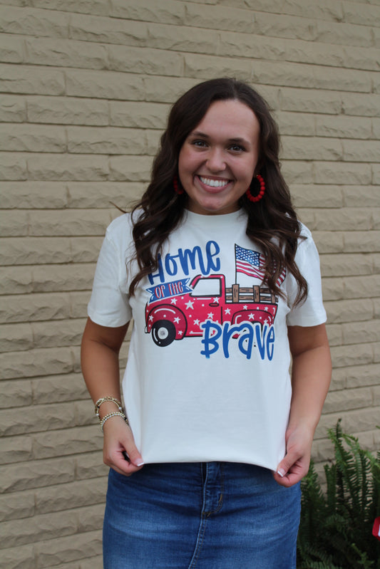 Home Of The Brave Graphic Tee