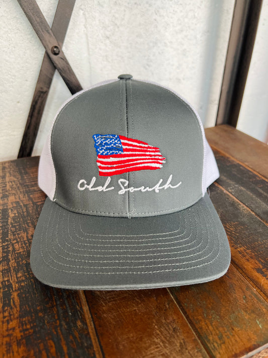 American Flag Tucker Hat (Graphite/White)