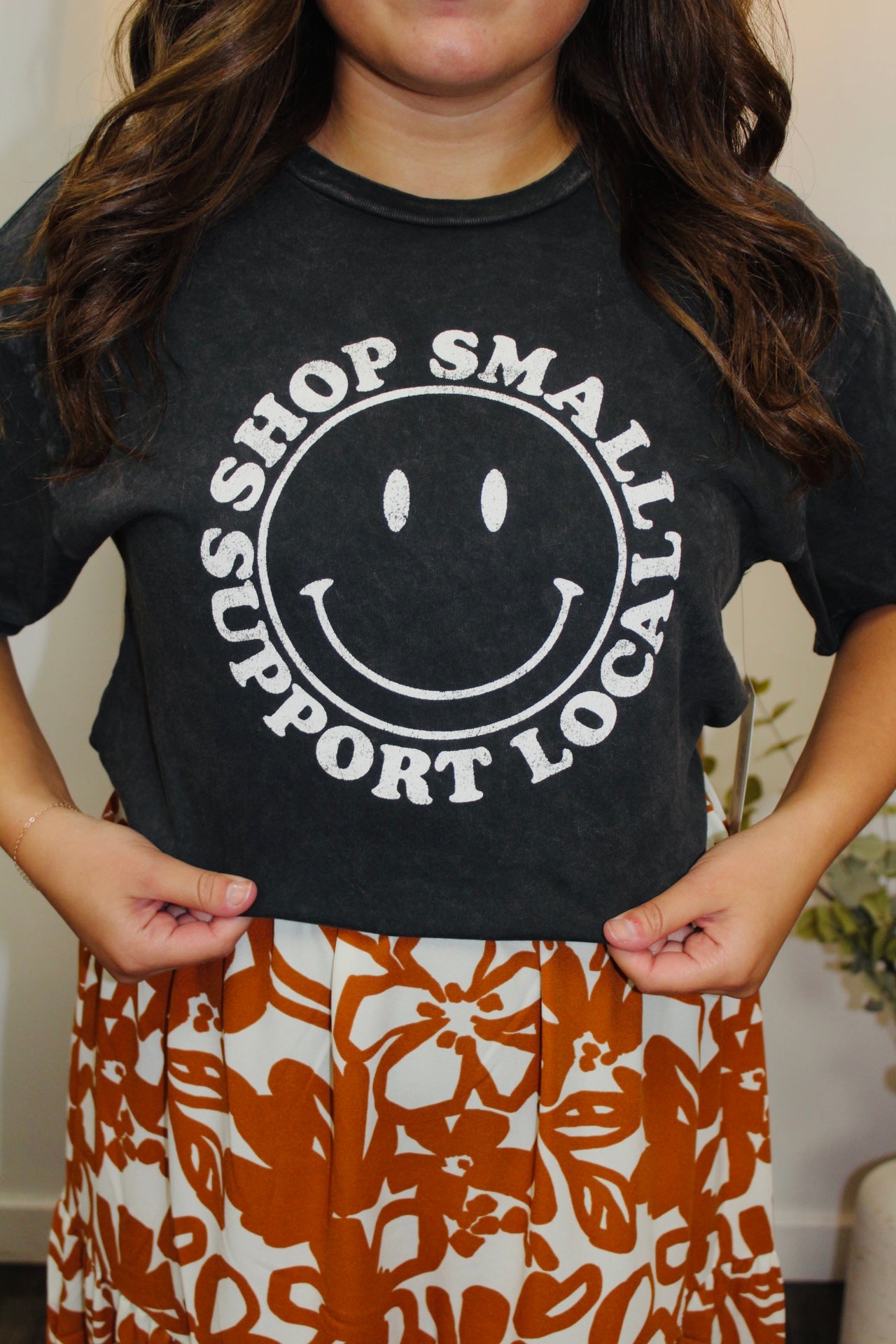 Shop Small, Support Local Graphic Tee
