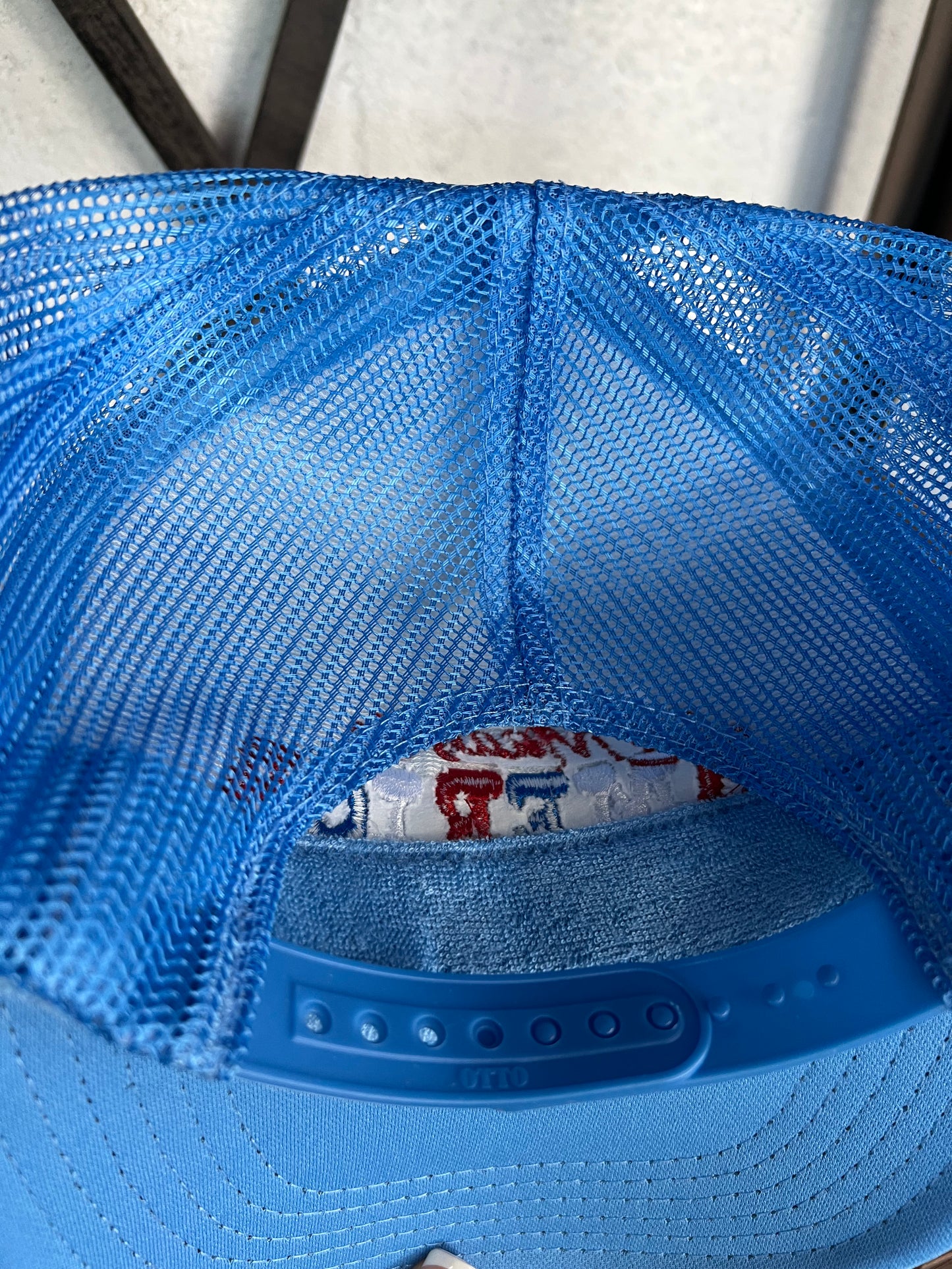 Made in America Foam Trucker Hat (Cobalt Blue)