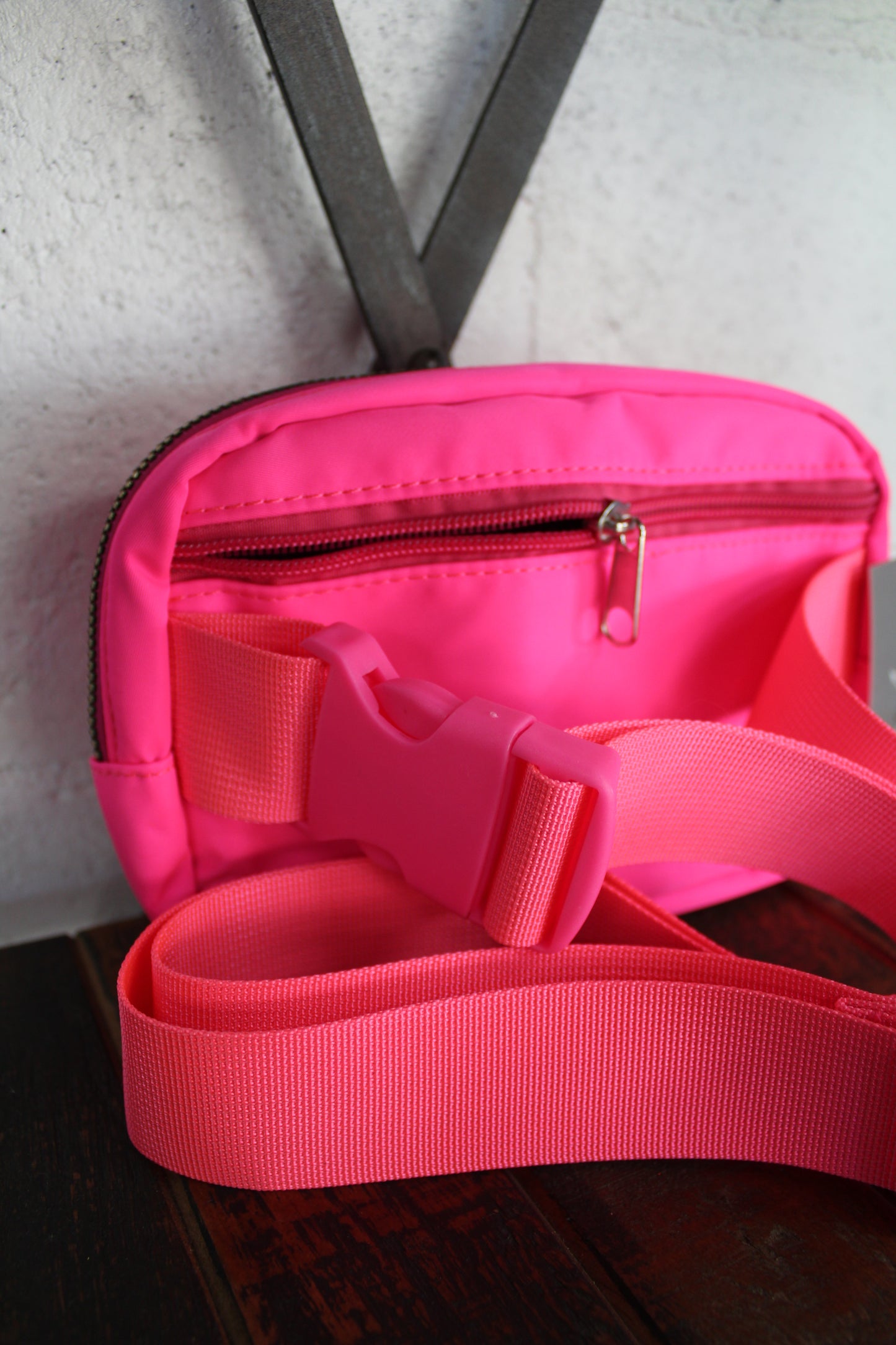 Neon Pink Belt Bag