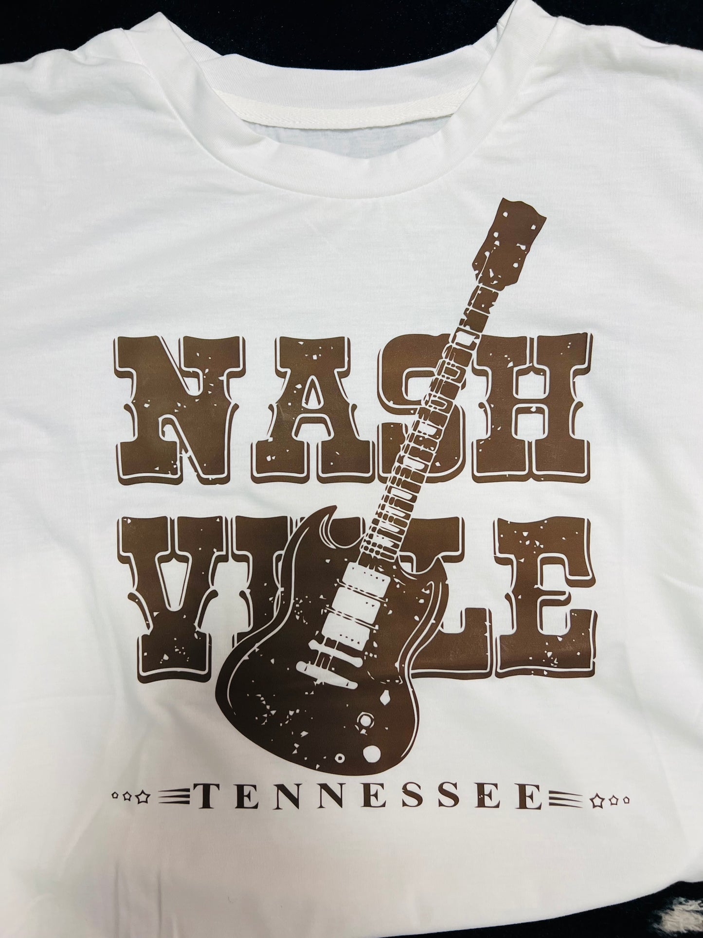 White Nashville Graphic Tee