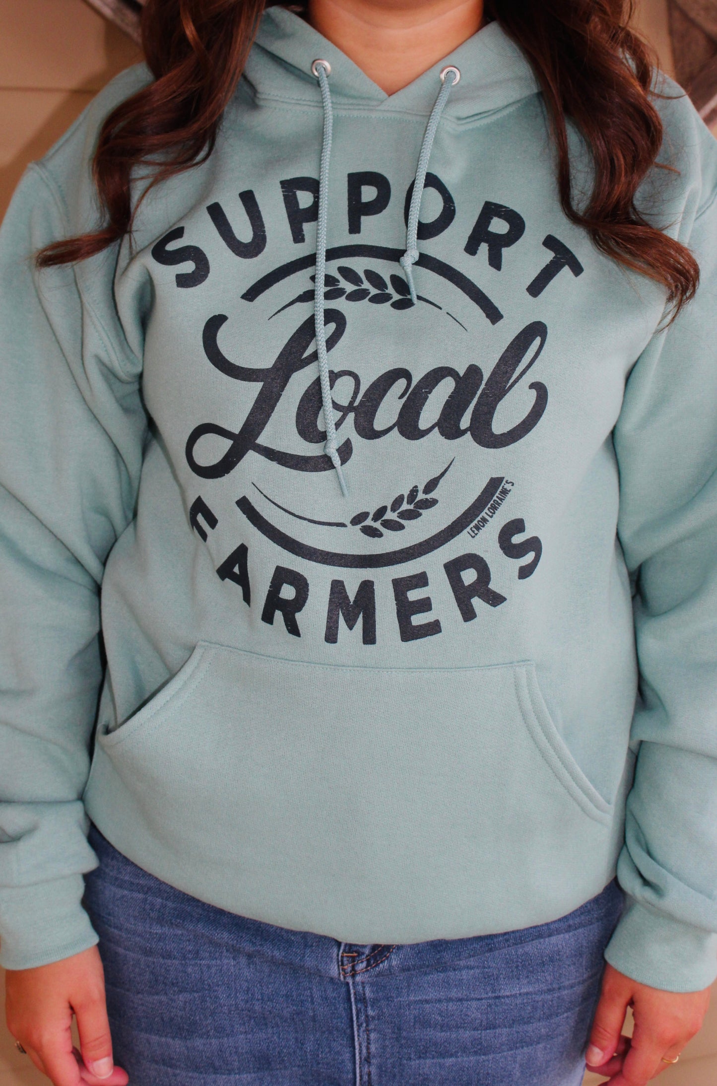 Support Local Farmers Sage Sweatshirt