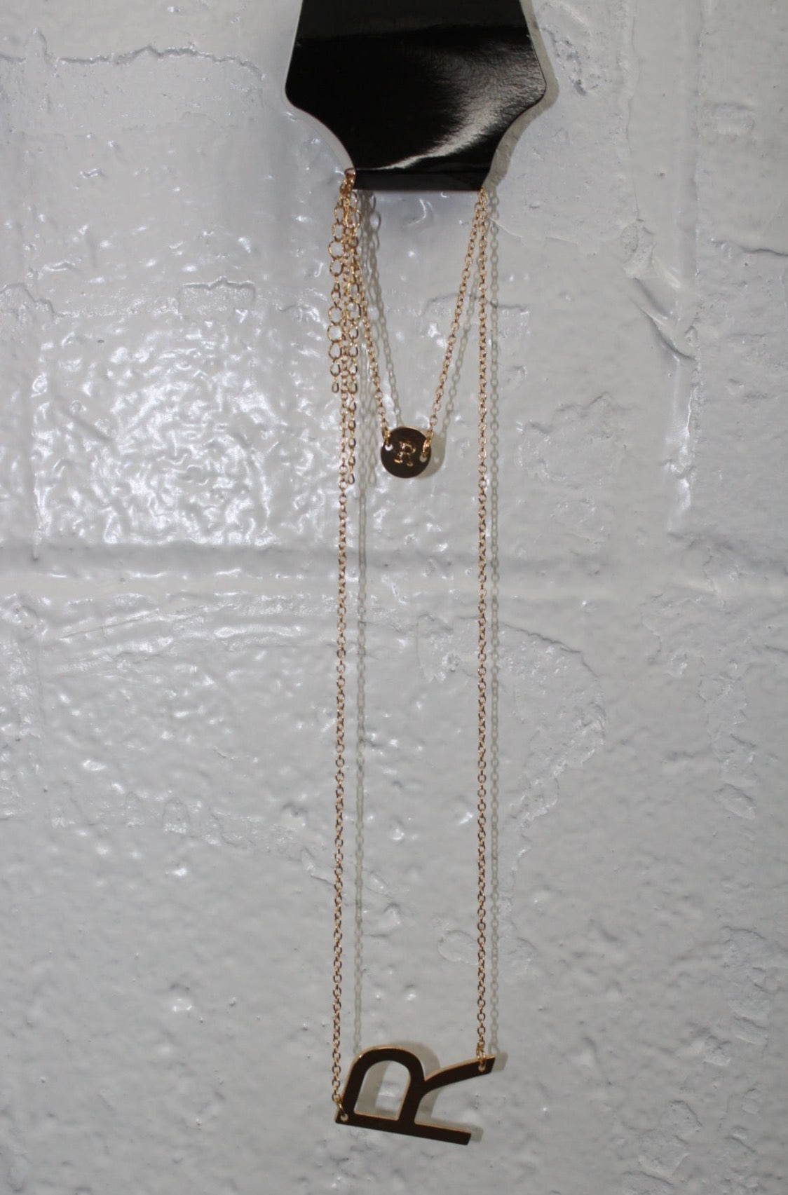 Personalized Letter Necklace & Bracelet Set