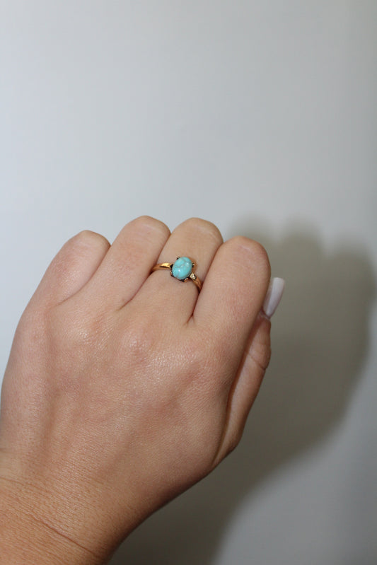 Turquoise Stud Ring