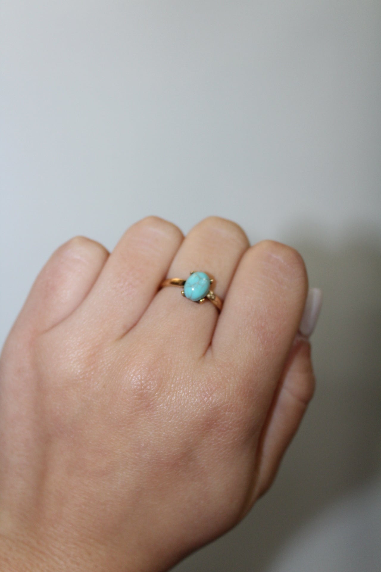 Turquoise Stud Ring