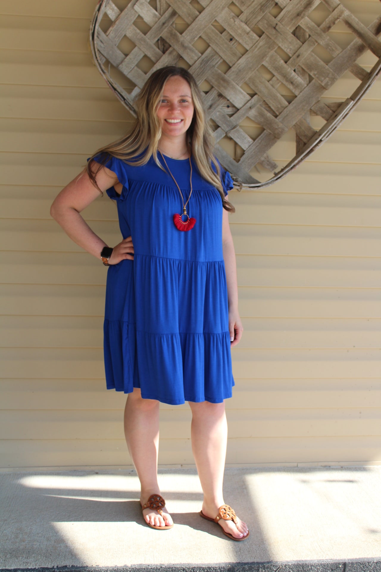 The Sweet and Lovely Tiered Swing Dress