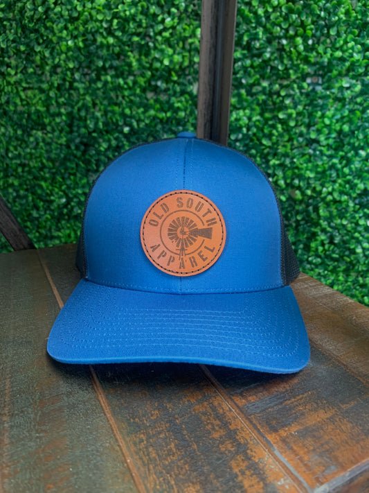Windmill Leather Patch Trucker Hat
