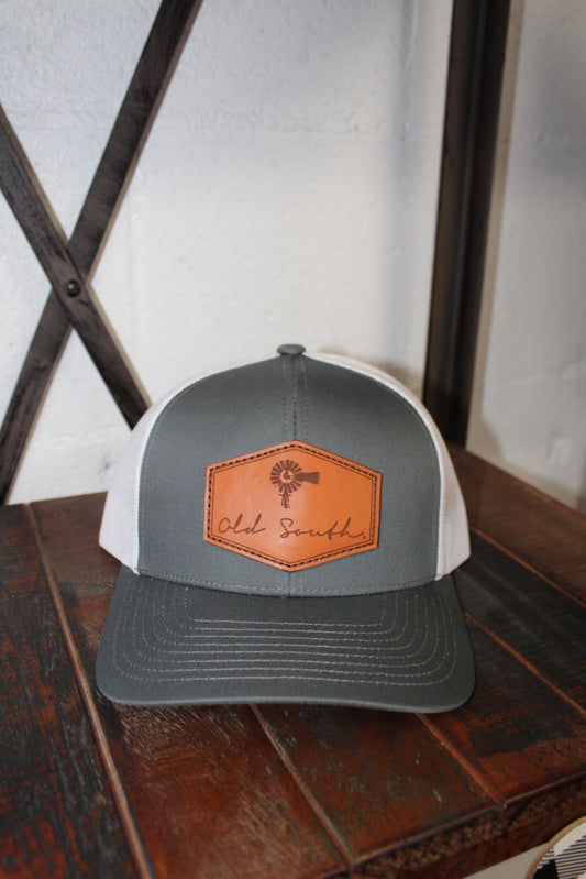 Signature Leather Patch Trucker Hat
