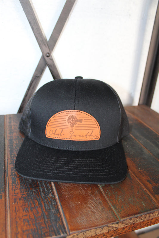 Arch Leather Patch Trucker Hat