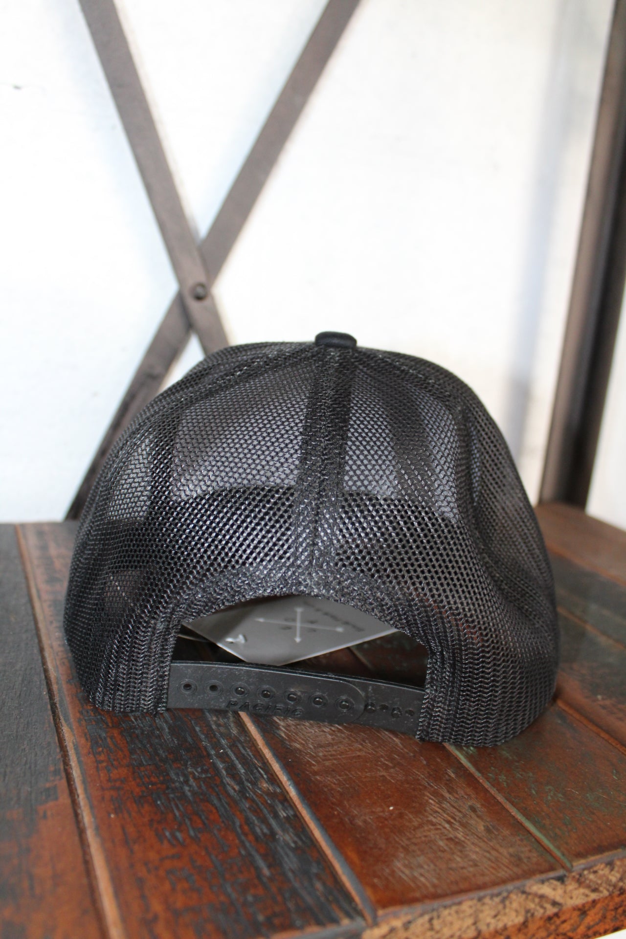Arch Leather Patch Trucker Hat